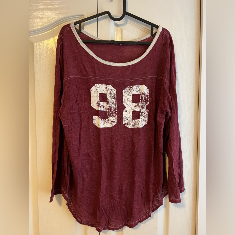 Aritzia TNA Varsity Shirt Size XS